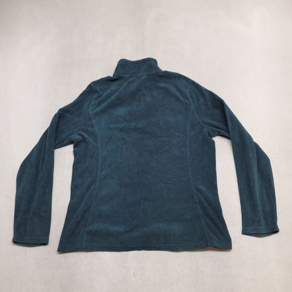 Eddie Bauer 1/4 Zip Up Long Sleeve Pullover Jacket Womens Size Large L Blue - Picture 13 of 13